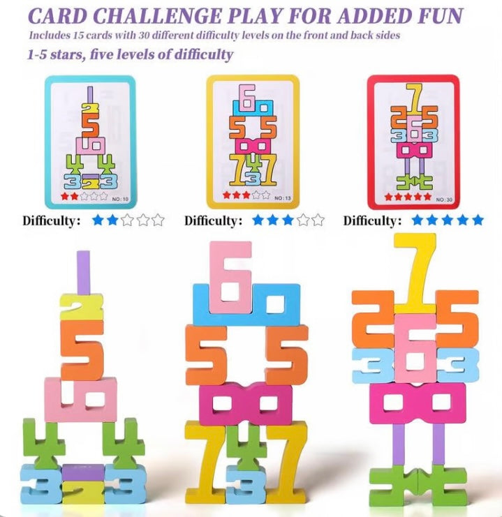Wooden Number Building Block image 2