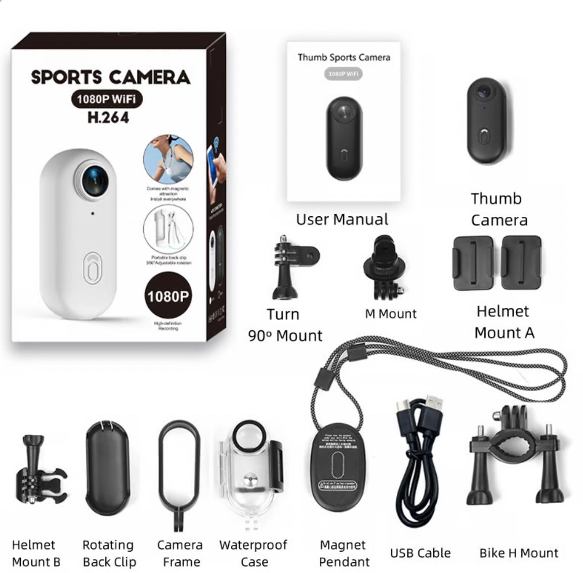 i3 4K Thumb Action Camera image 5