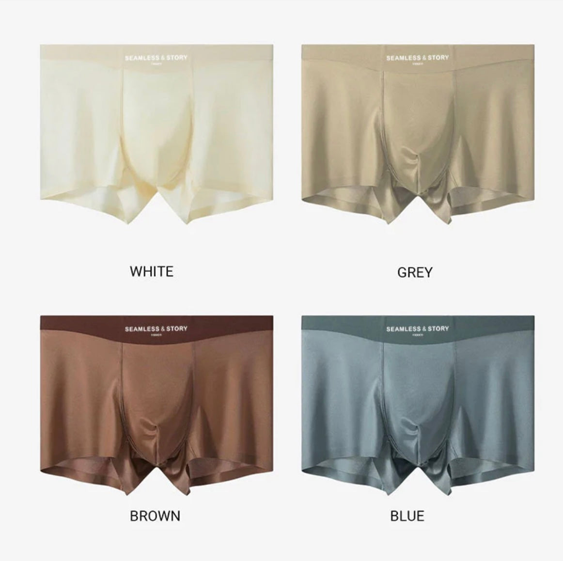 Elegant Silk Men's Ice Silk Underwear image 1
