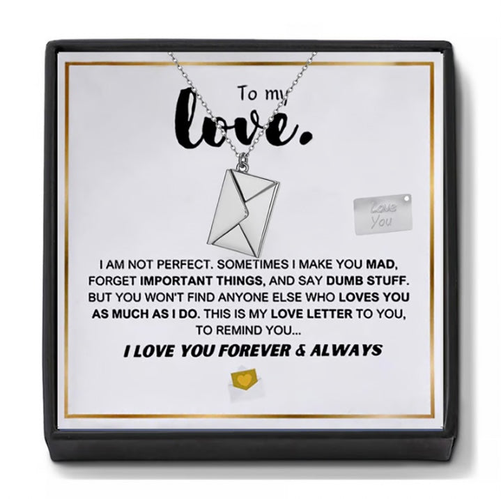 ✉️ "Love Letter" Necklace Gift Set image 1