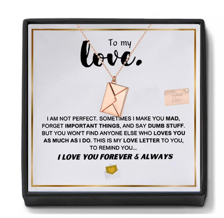 ✉️ "Love Letter" Necklace Gift Set image 3