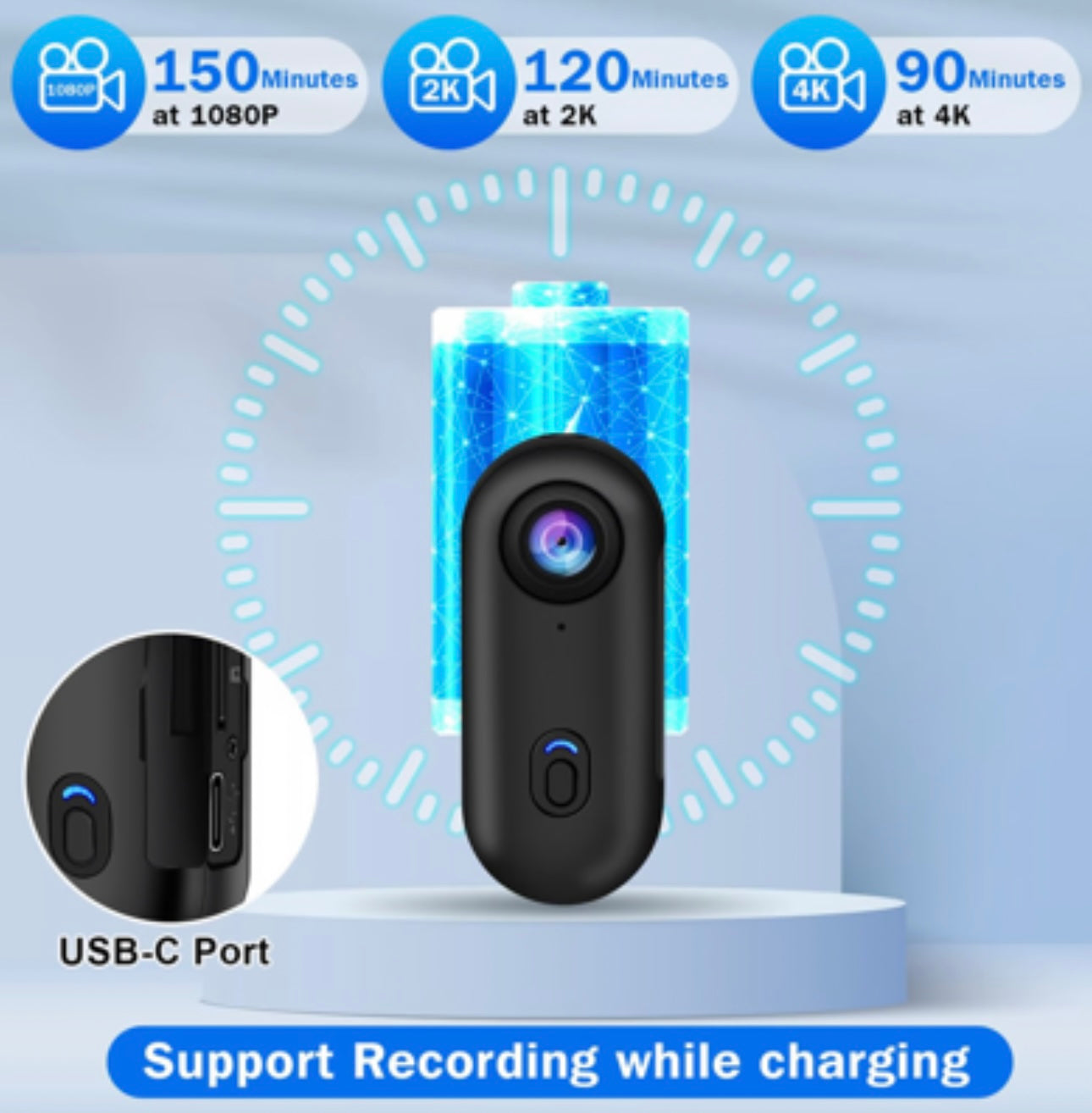 i3 4K Thumb Action Camera image 3