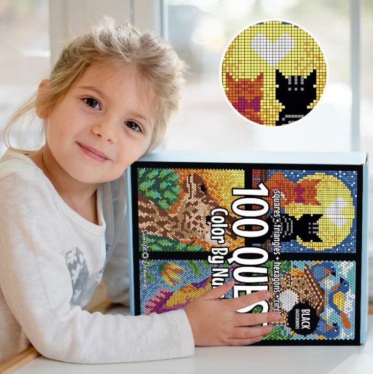 100 QUEST Color by Numbers Book image 0