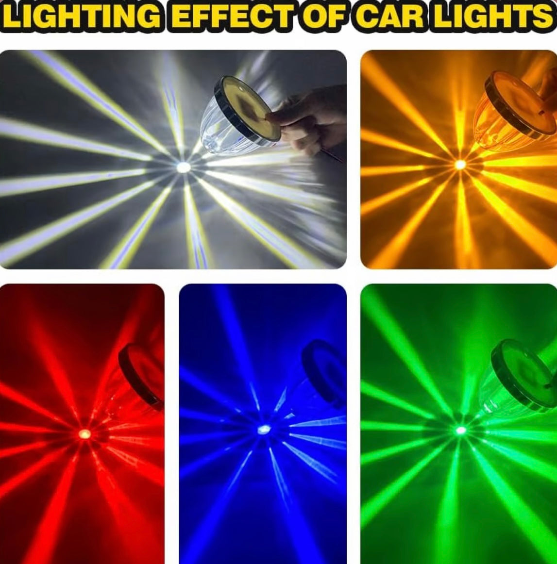 LED Star Watermelon Marker Lights image 1