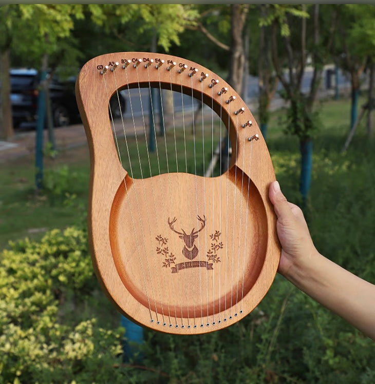 Lyre Harp 16 String Premium Hollow Mahogany image 0