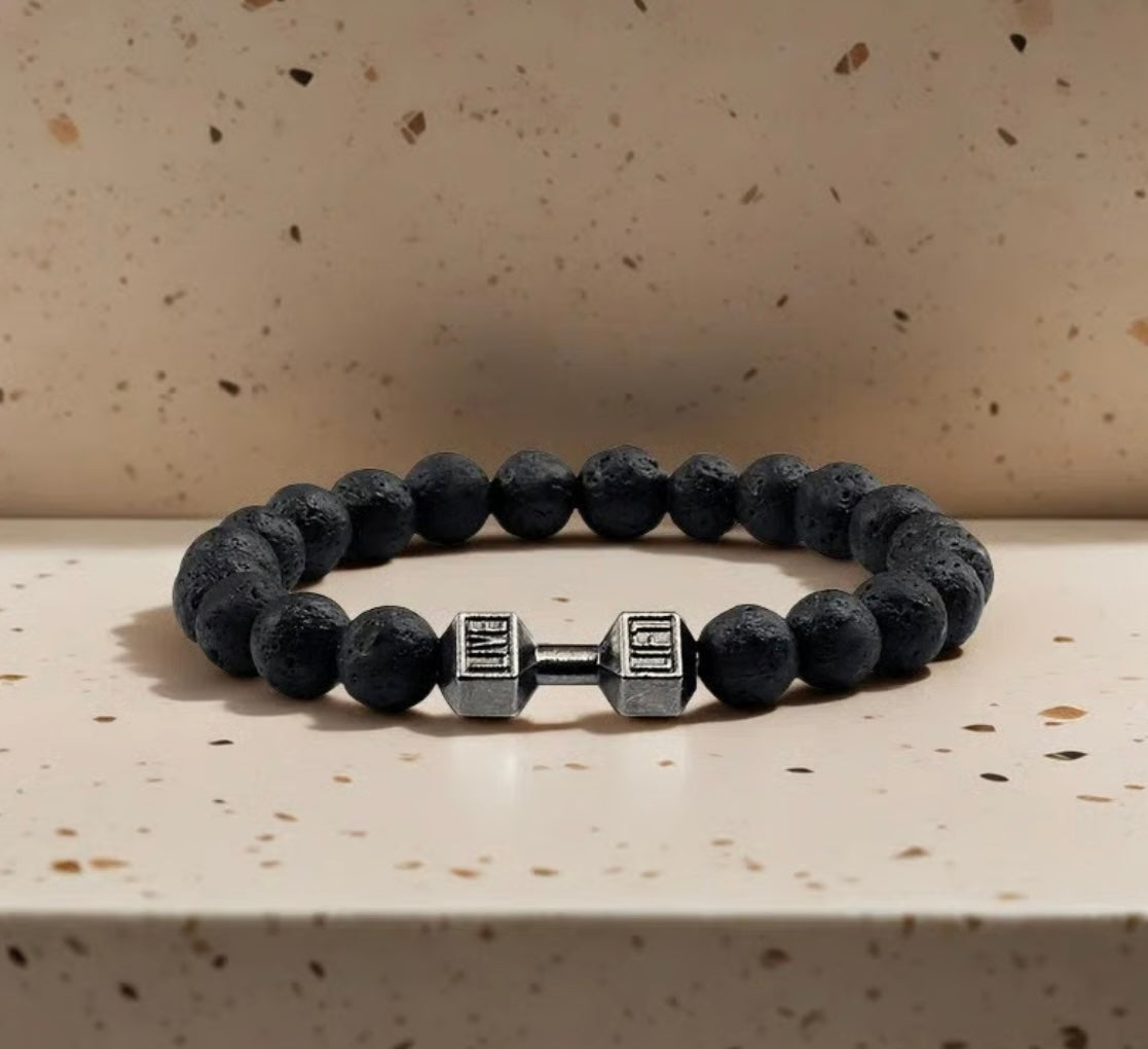 Dumbbell Fitness Bracelet, The Symbol Of Fitness Enthusiasts image 3
