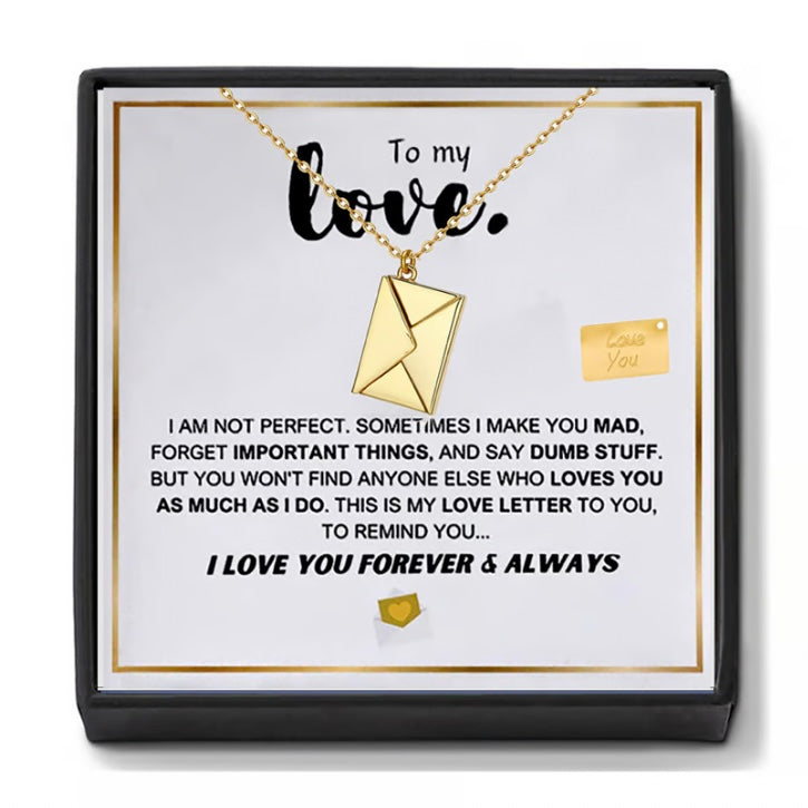✉️ "Love Letter" Necklace Gift Set image 2