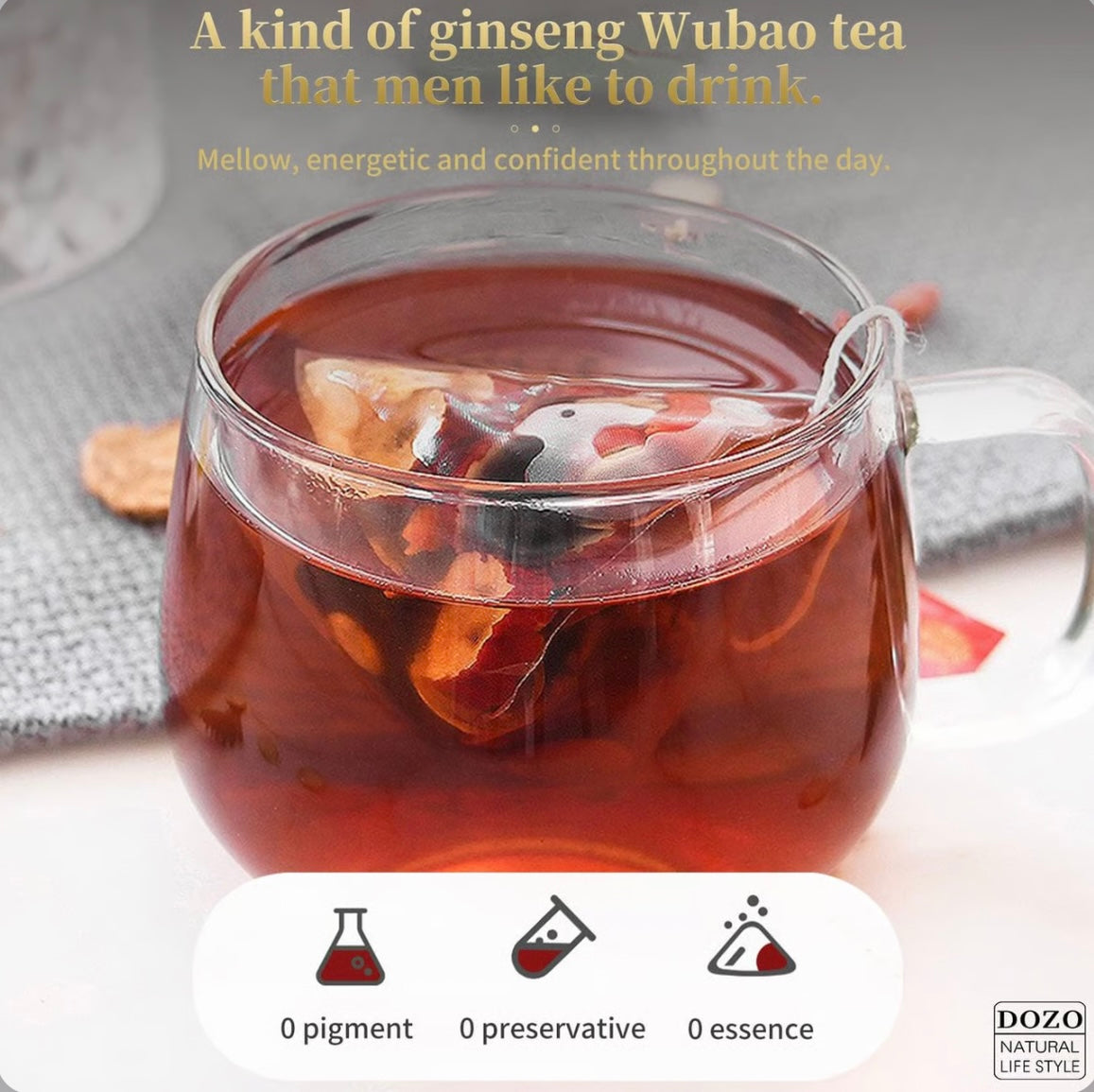 Ginseng & Mulberry Herbal Tea image 2