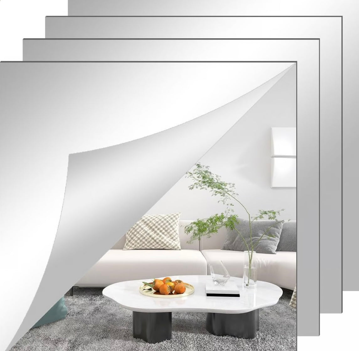 Self Adhesive Mirrors Sheets image 1