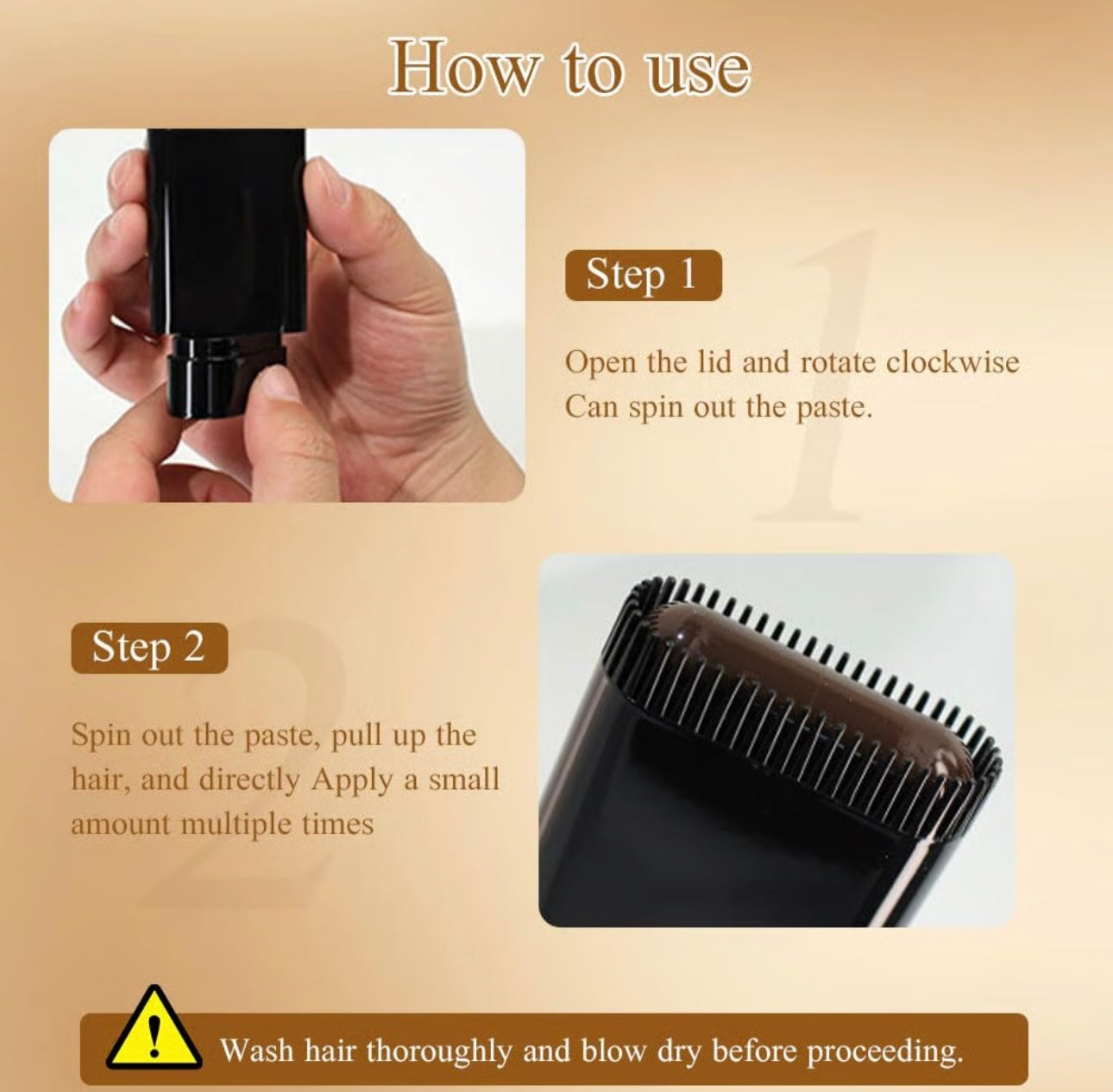 2 IN 1 Portable Hair Dye Comb for Gray Hair Coverage - Waterproof and Sweatproof image 5
