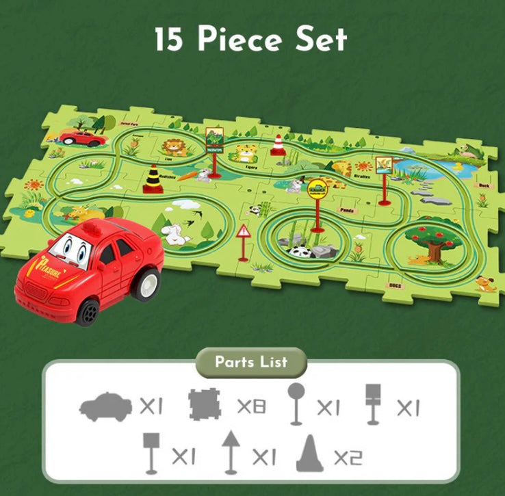 PuzzleRacer™ Kids Car Track Set image 3