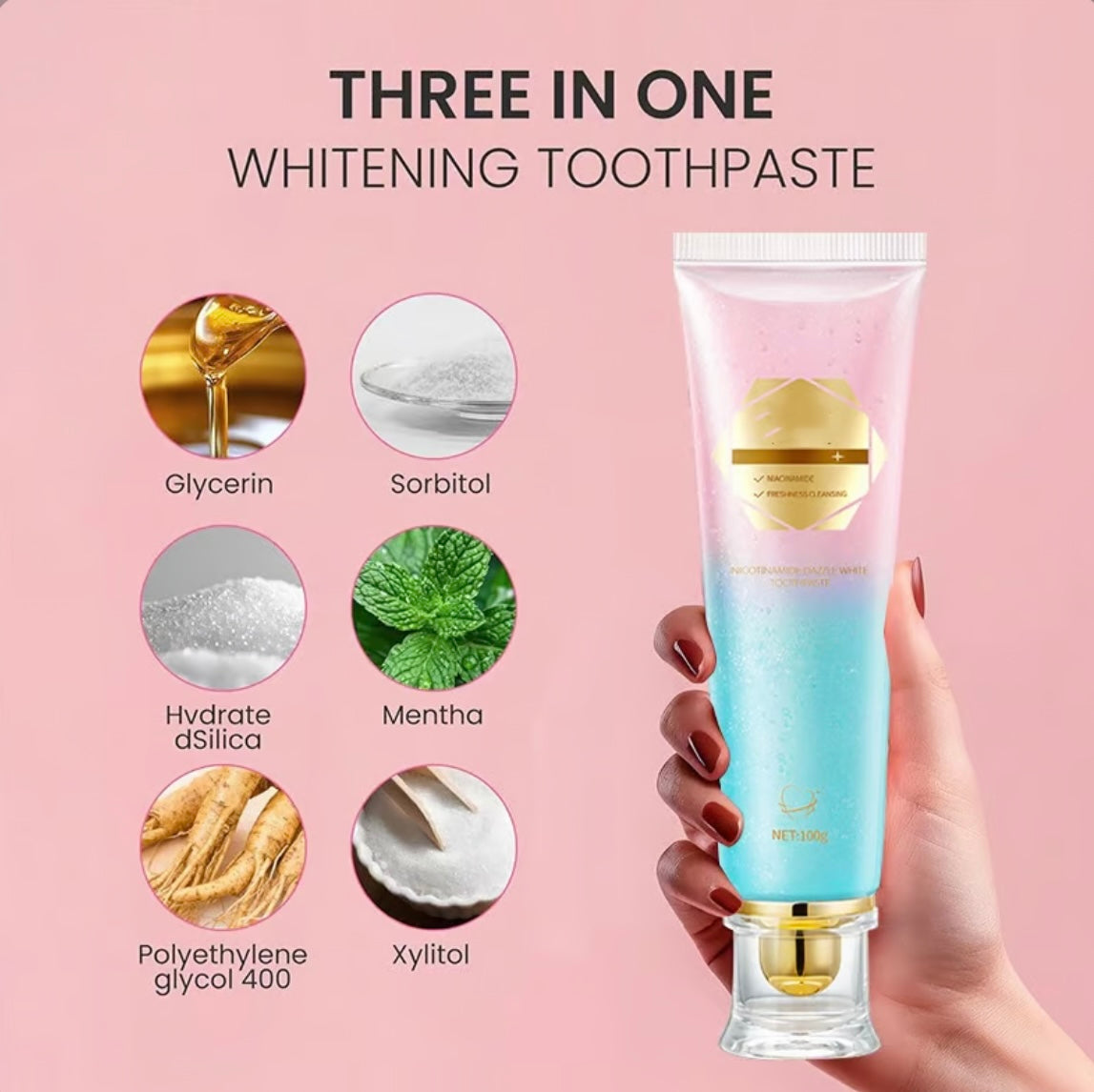 Niacinamide Whitening Toothpaste image 2