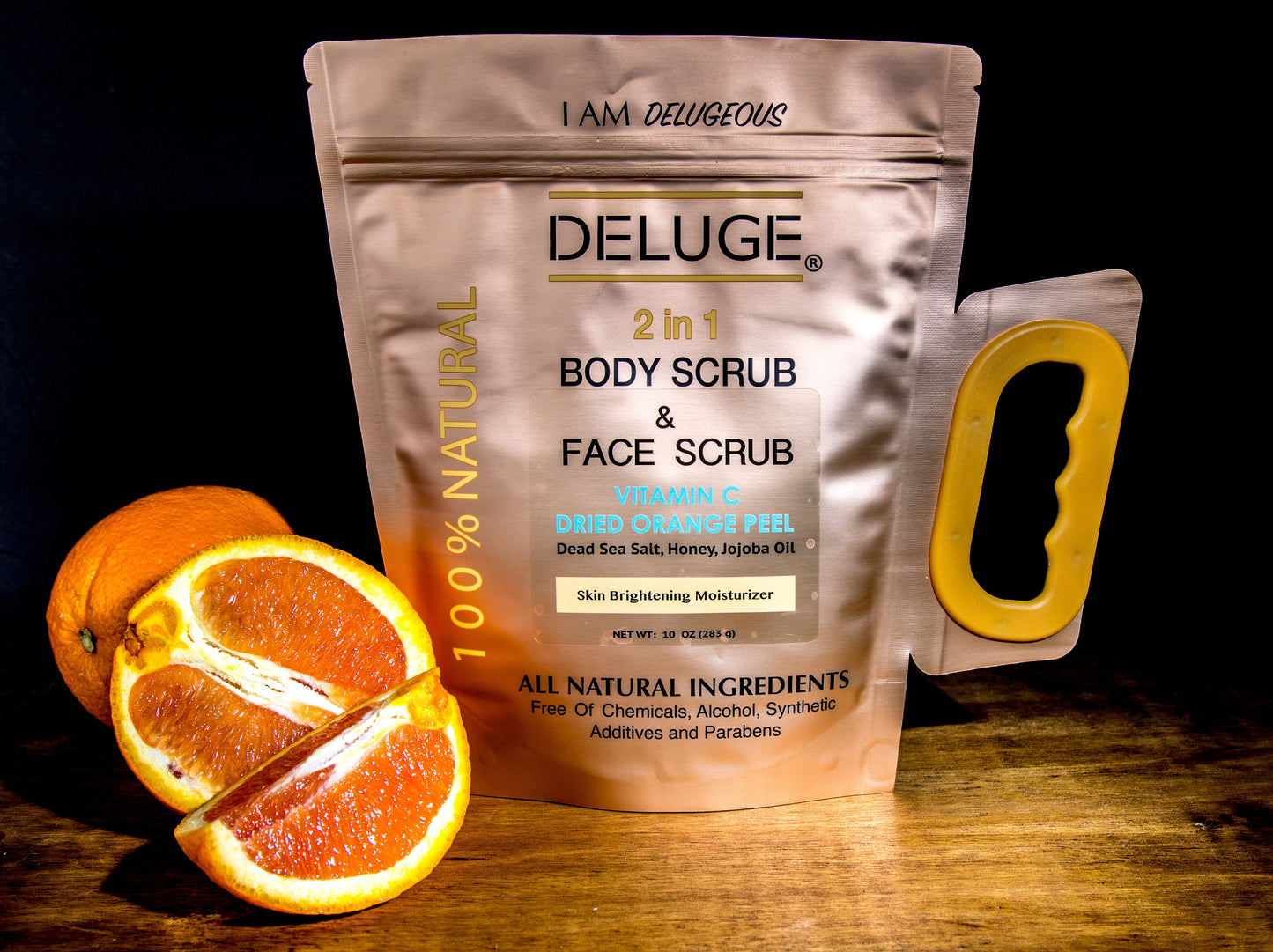 Vitamin C Scrub Dried Orange Peel image 1