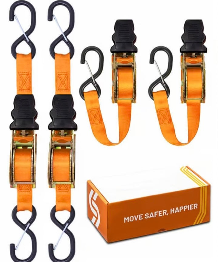 Retractable Ratchet Straps image 3