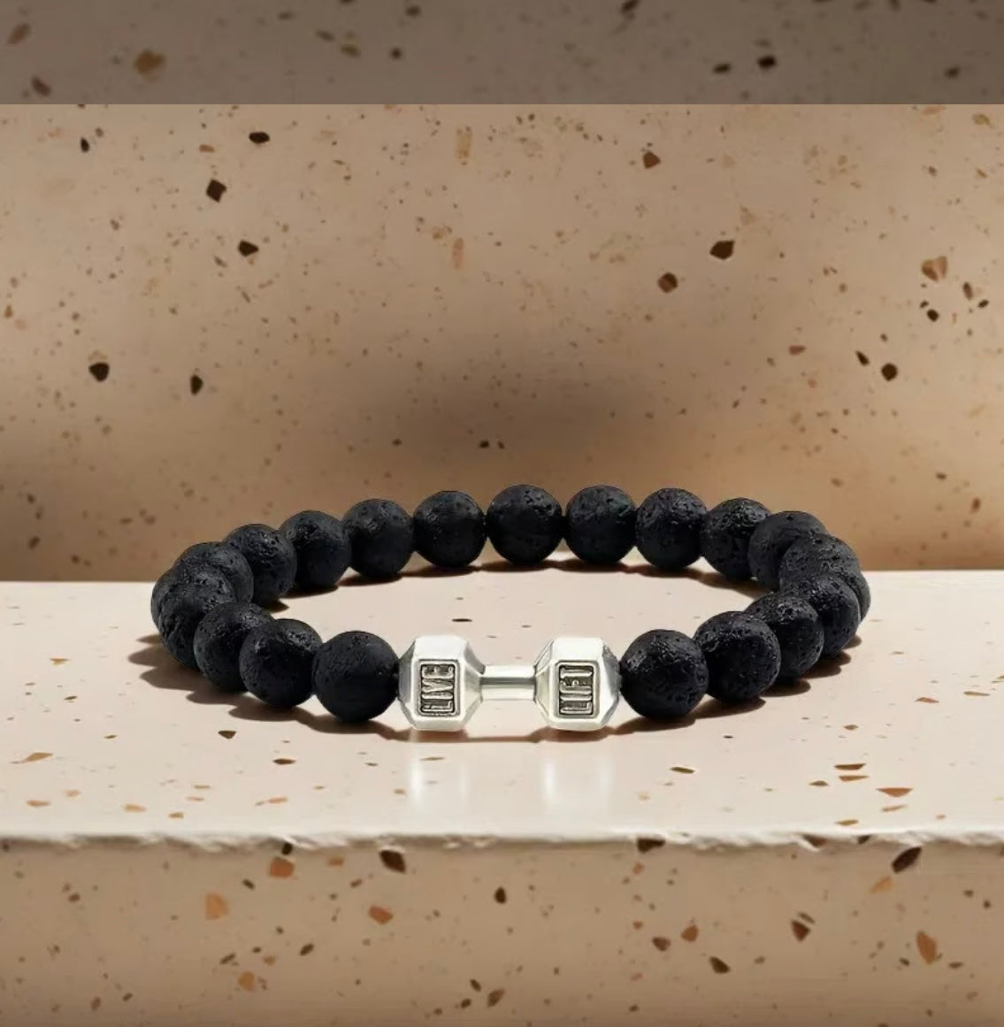 Dumbbell Fitness Bracelet, The Symbol Of Fitness Enthusiasts image 1