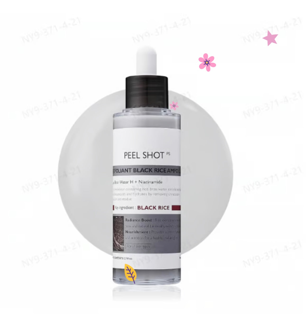 Peel Shot Glow Rice Ampoule Duo - Serums for Brightening, Exfoliating, and Moist image 3