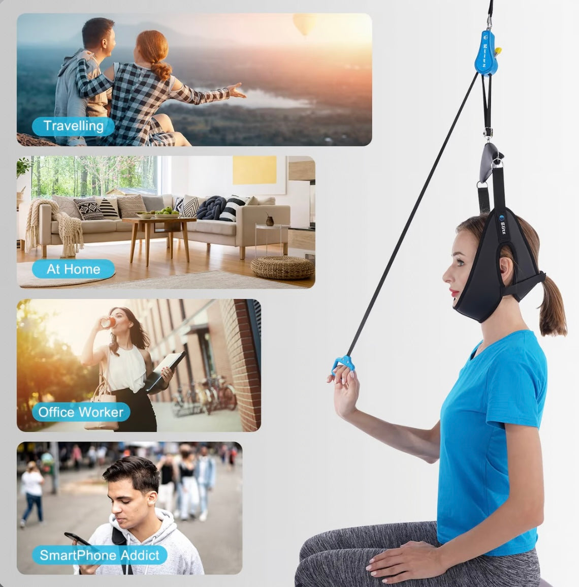 Cervical Neck Traction Device for Home Use image 3