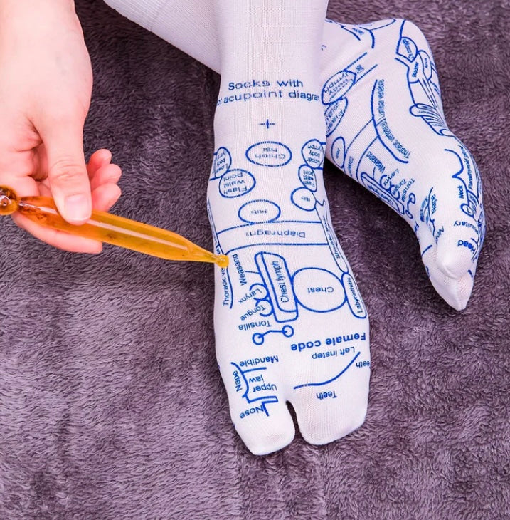 Reflexology Socks + Massage Sticks image 2