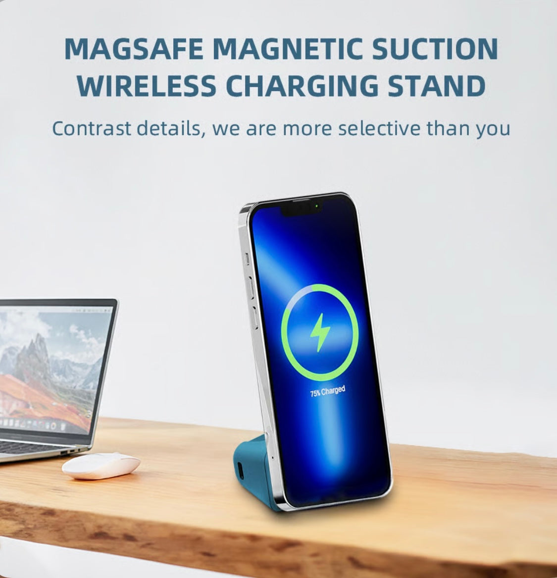 Upgraded Magsafe PhotoKlick Wirelles Charging Camera Griff image 4