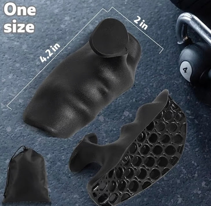Silicone Gym Grips Fingerless Workout Gym Gloves image 2