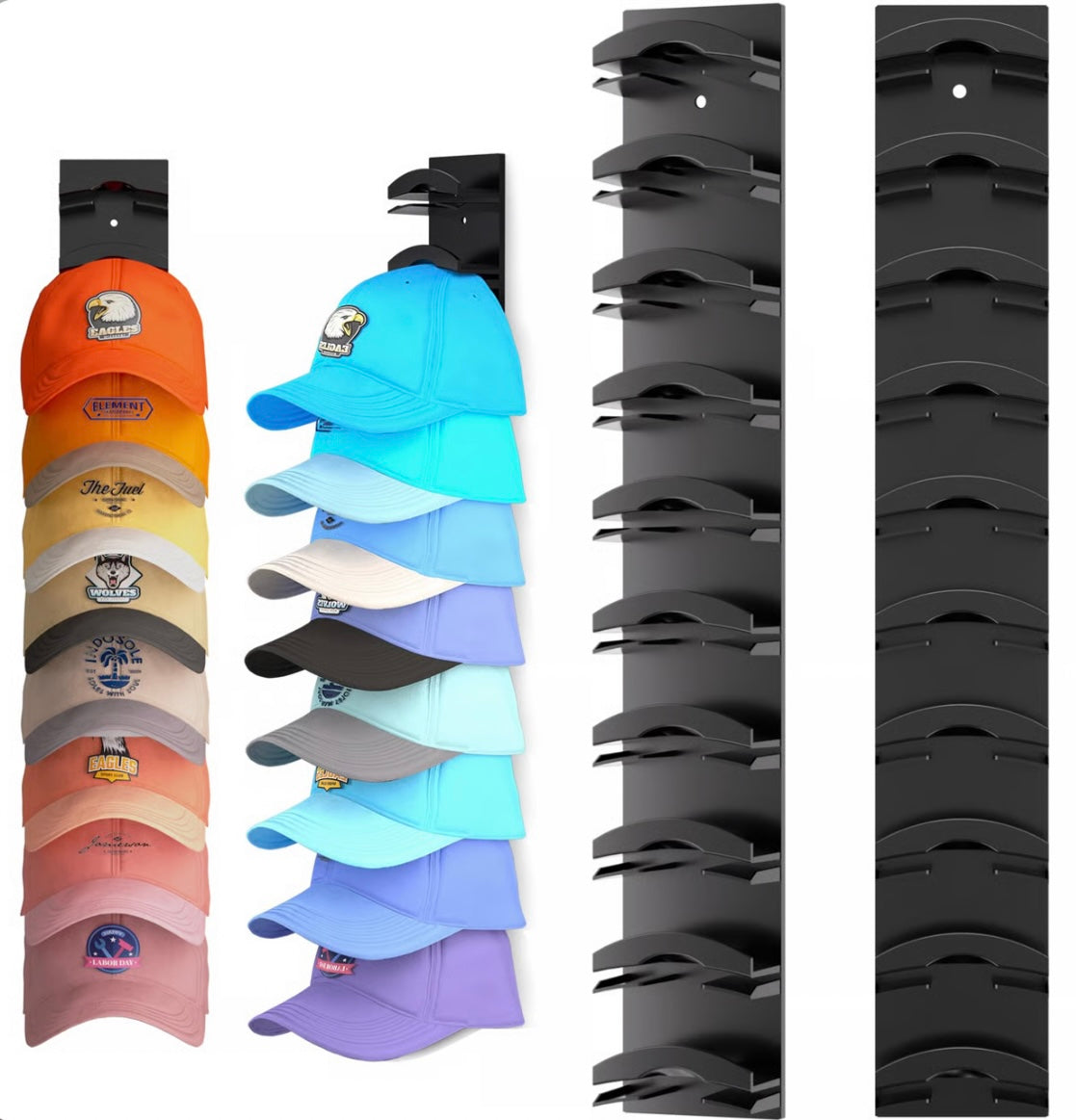 Hat Organizer for Baseball Caps image 0