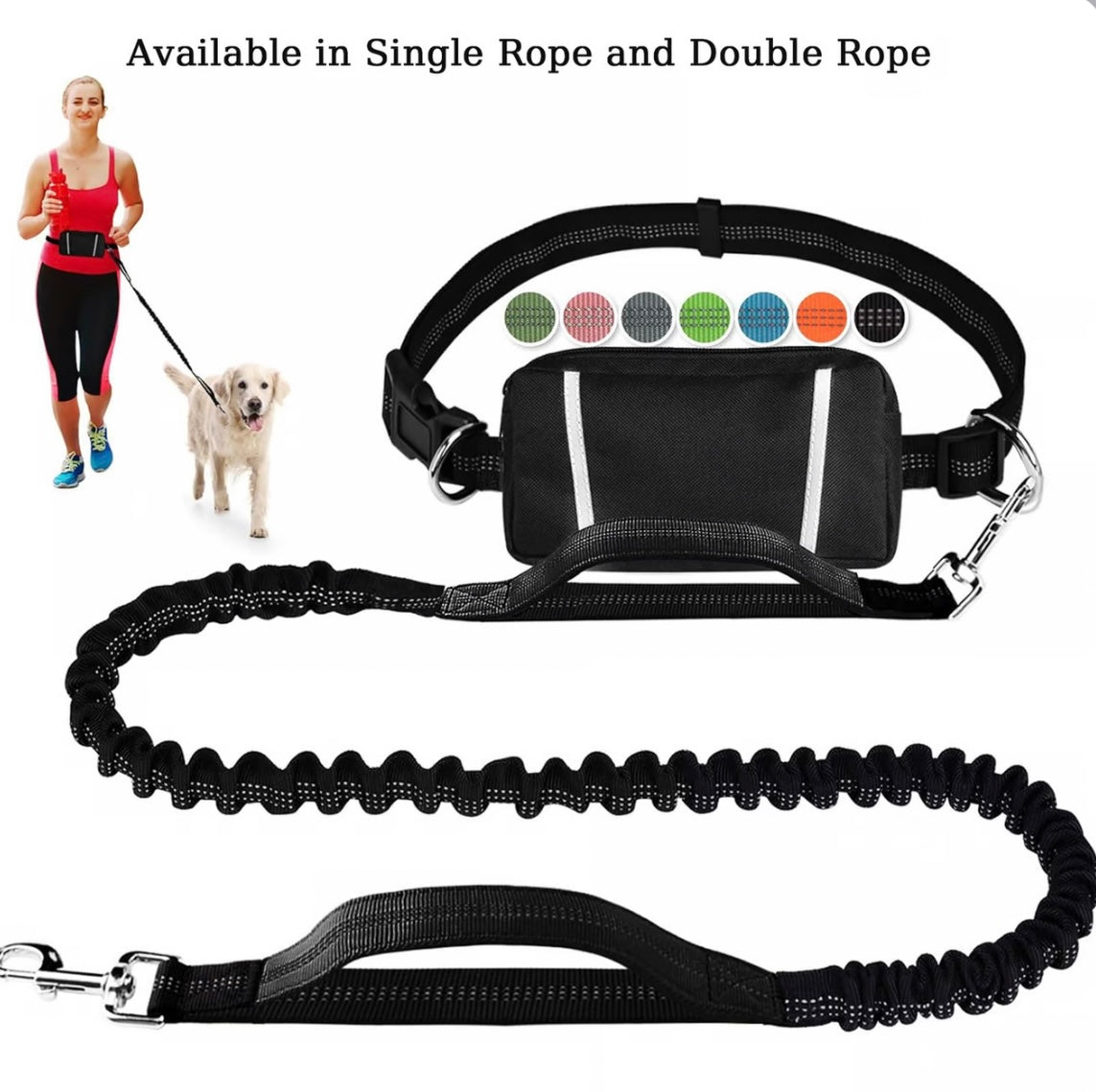 Hands Free Dog Leash with Zipper Pouch image 0