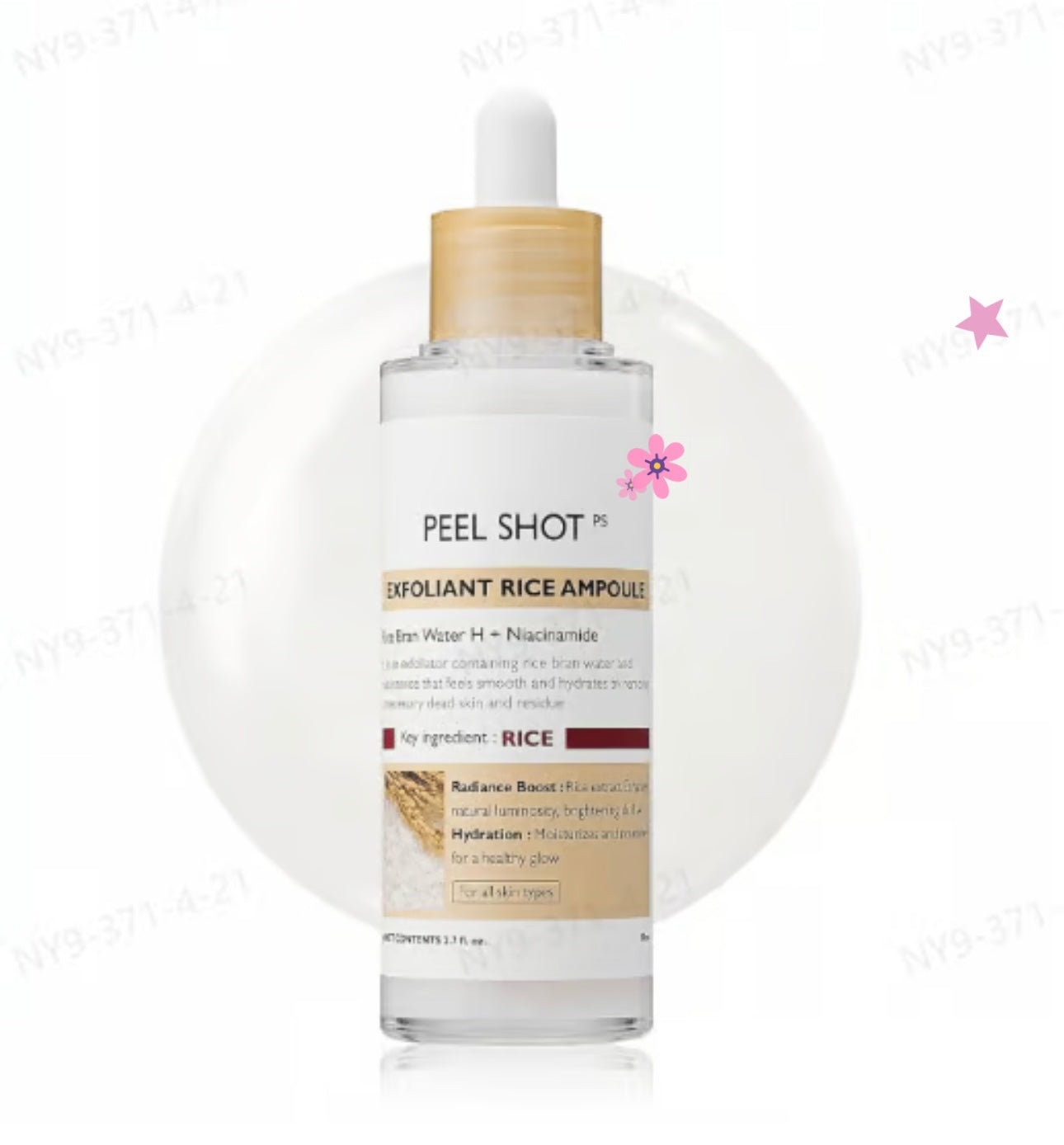 Peel Shot Glow Rice Ampoule Duo - Serums for Brightening, Exfoliating, and Moist image 4
