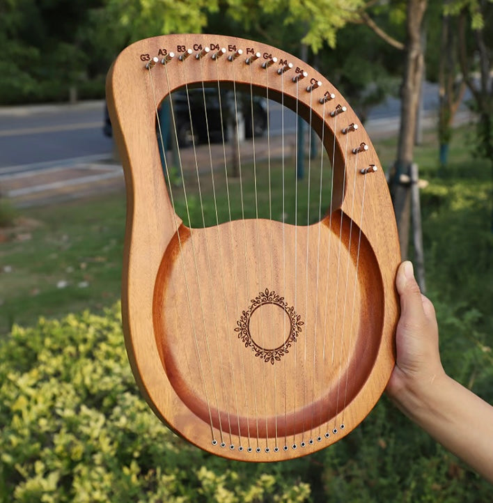Lyre Harp 16 String Premium Hollow Mahogany image 1