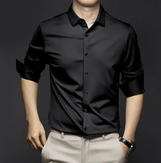 Men's Classic Breathable Comfortable Wrinkle Resistant Shirt image 0