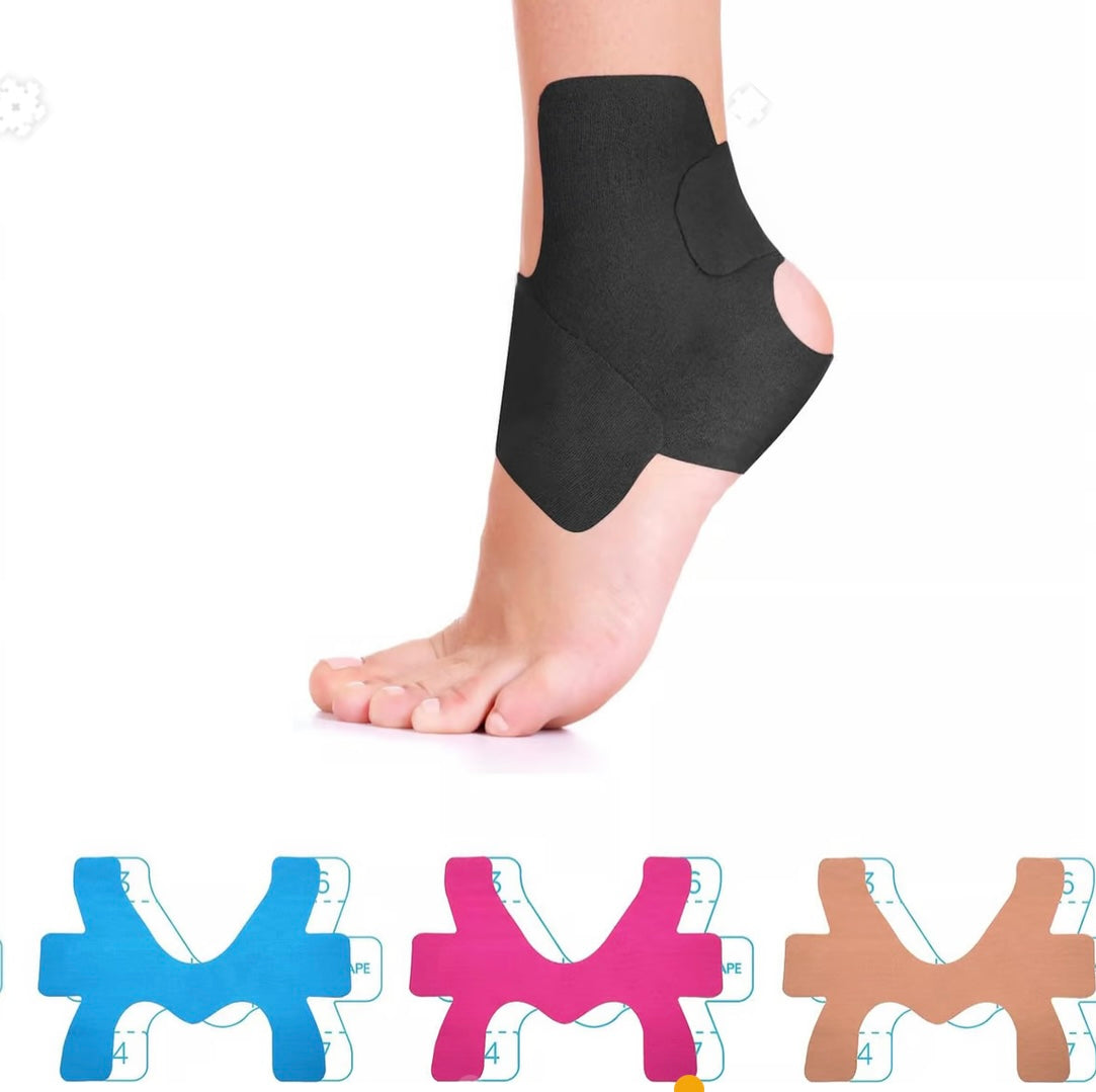 10pcs Precut Kinesiology Tape for Ankle image 1
