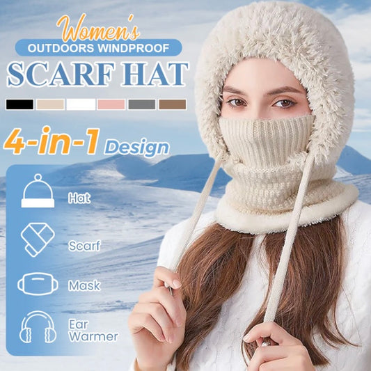 Women's Outdoors Windproof Scarf Hat image 0