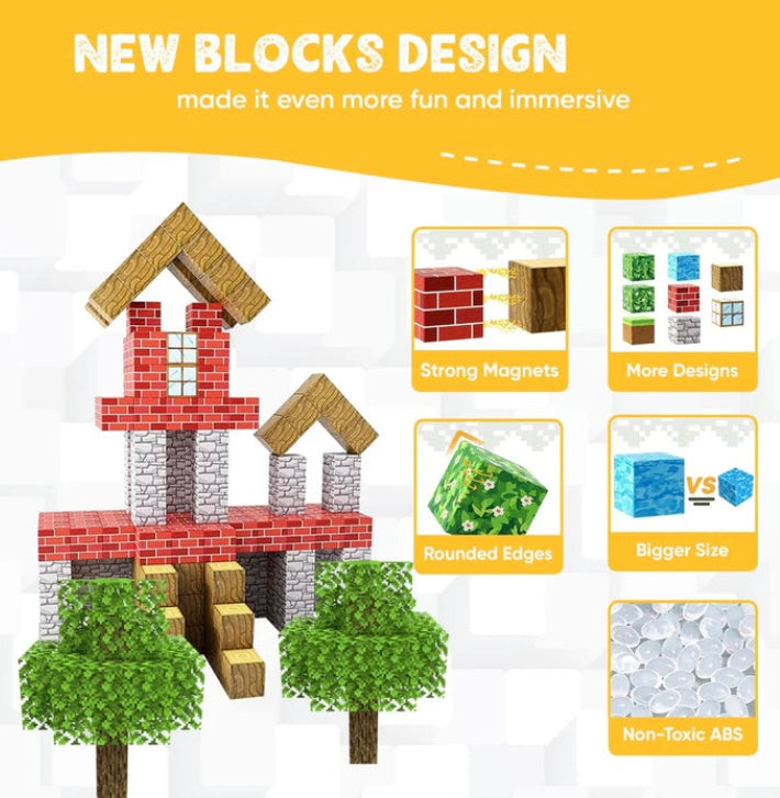 STEM Learning Magnetic Building Blocks image 2