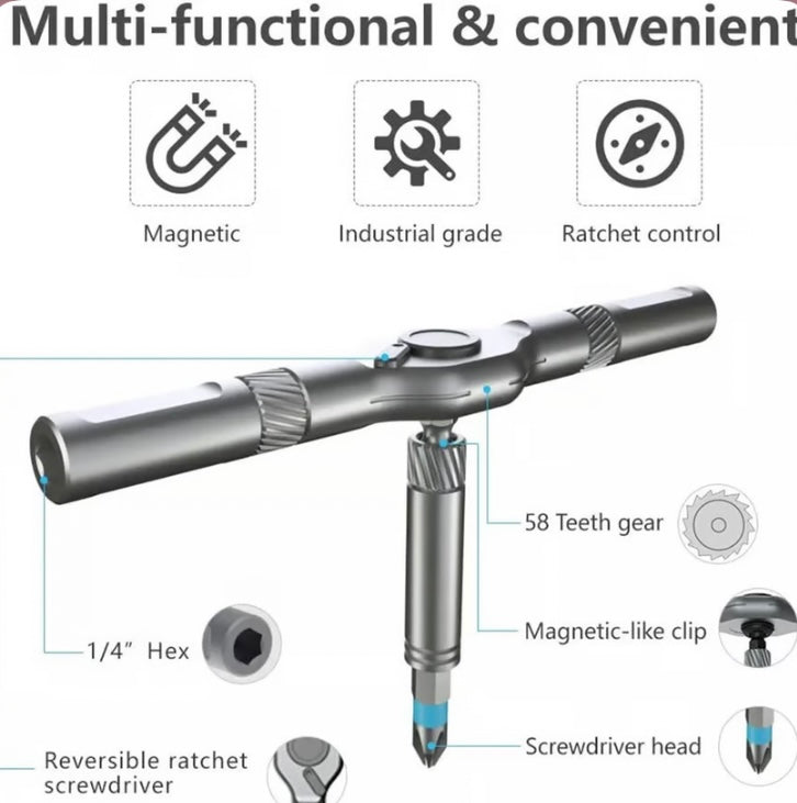 24 In 1 Ratchet Screwdriver Tool Kit image 2