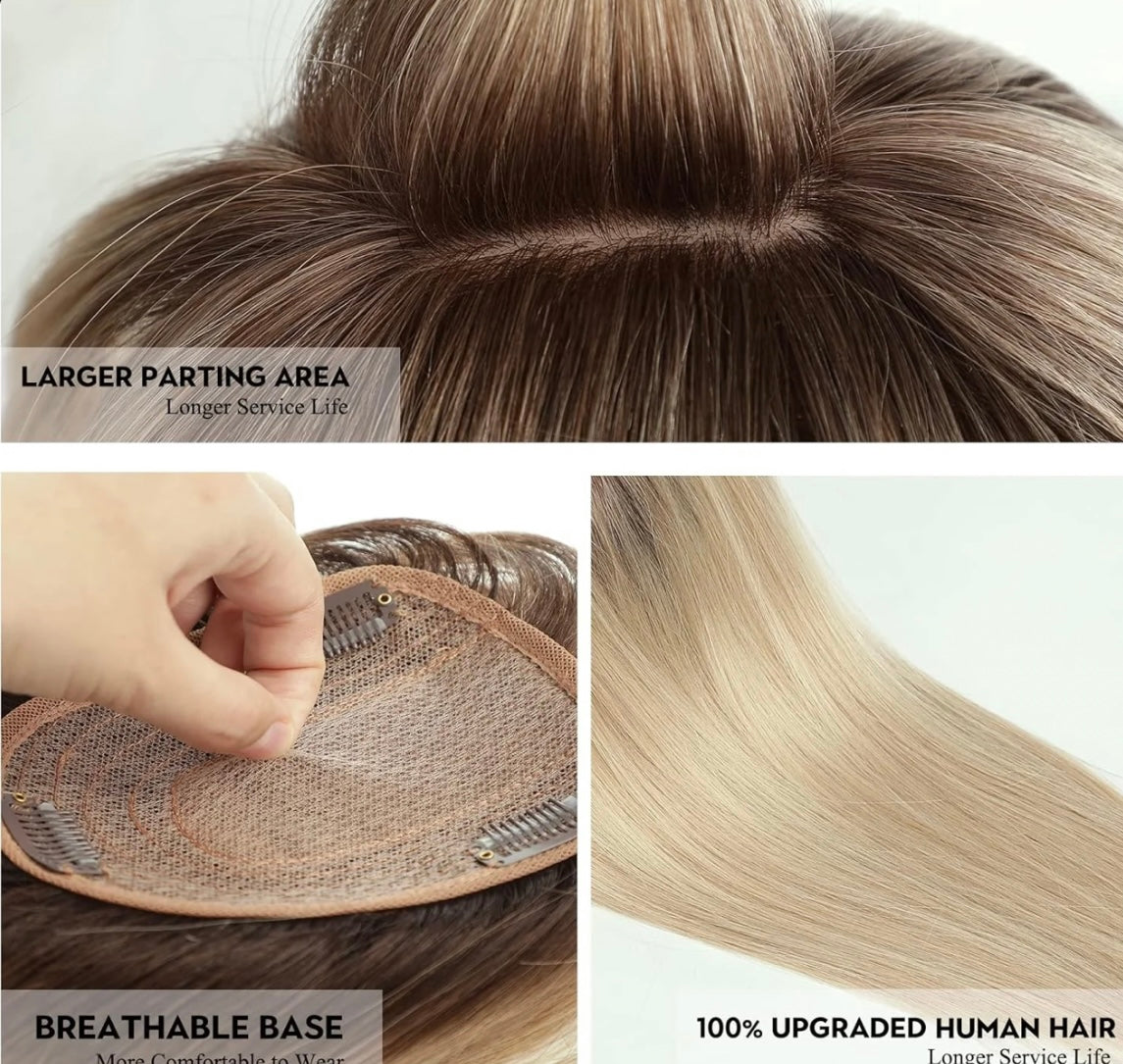 Flawless Long-Layered Hair Topper for Women image 2