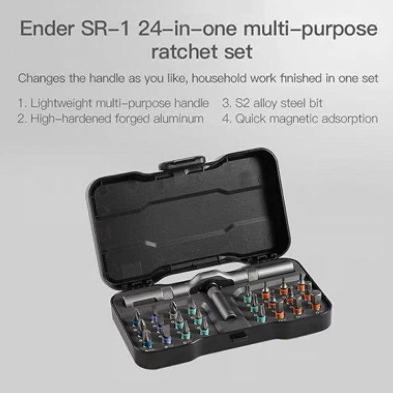 24 In 1 Ratchet Screwdriver Tool Kit image 0