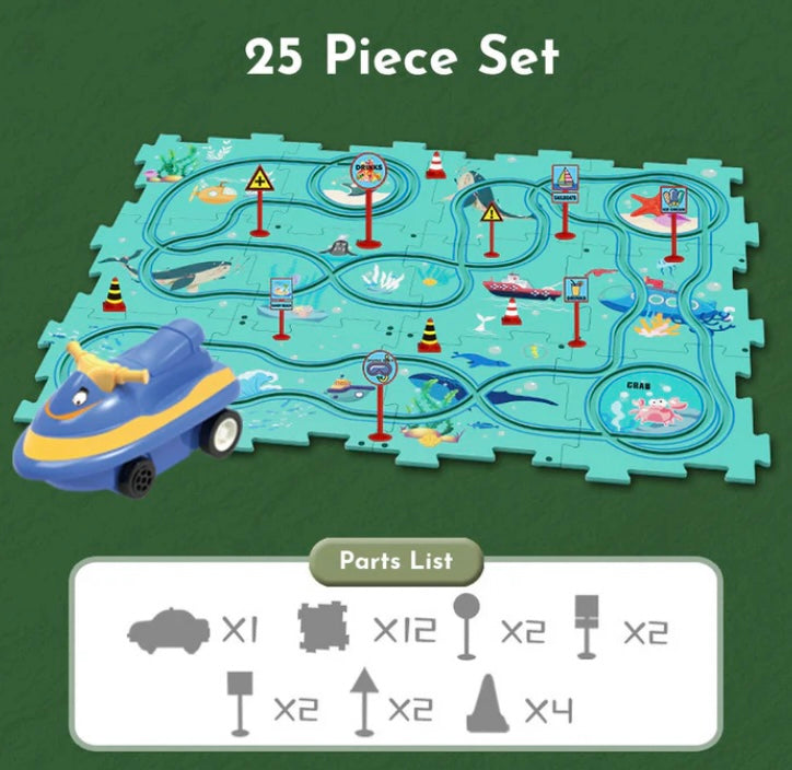 PuzzleRacer™ Kids Car Track Set image 5