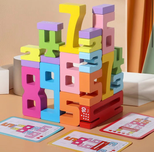 Wooden Number Building Block image 0
