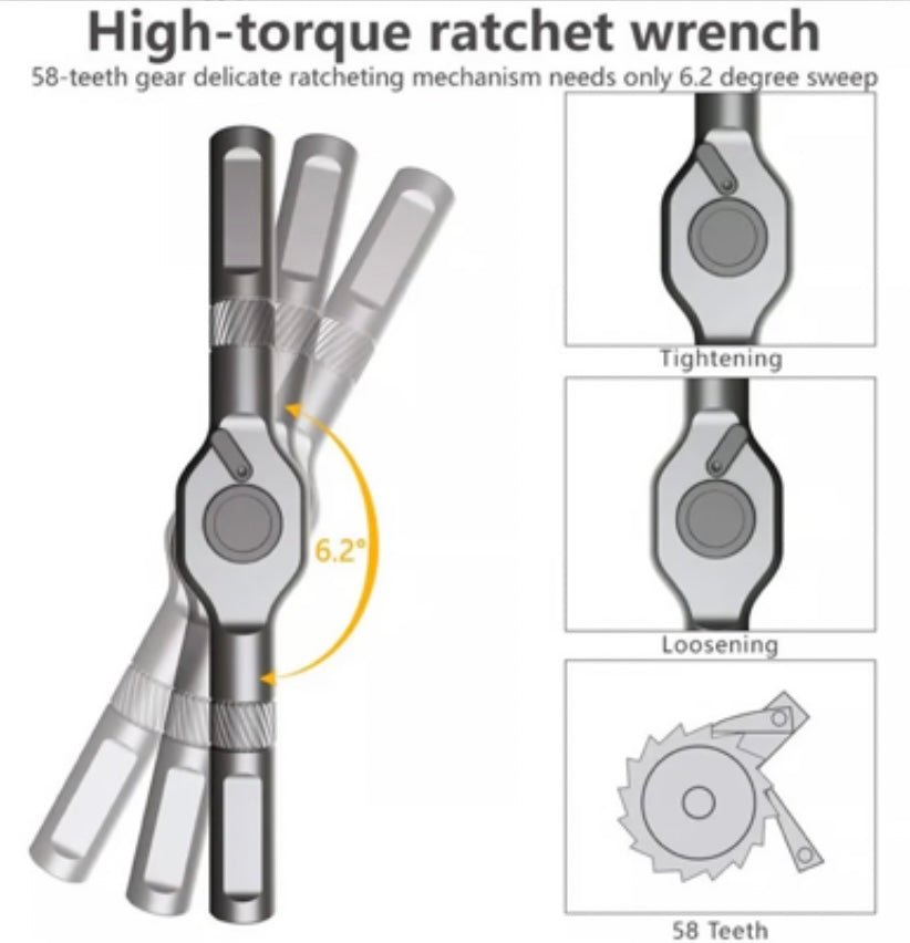 24 In 1 Ratchet Screwdriver Tool Kit image 3