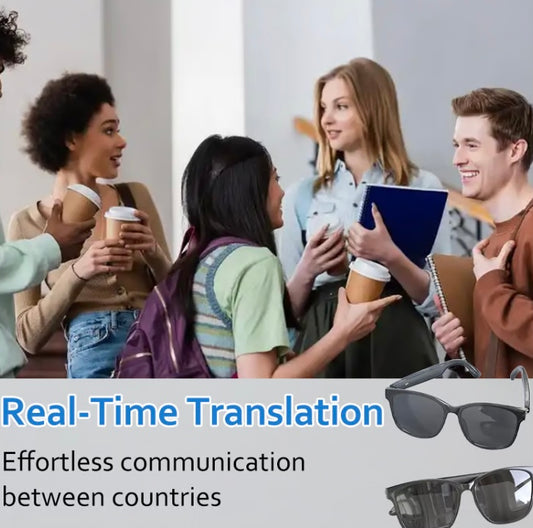 HY-C8 AI Wireless Bluetooth Translation Glasses image 0